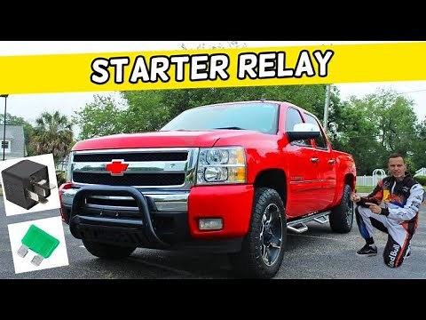 CHEVROLET SILVERADO STARTER RELAY LOCATION 2006 2007 2008 2009 2010 2011 2012 2013