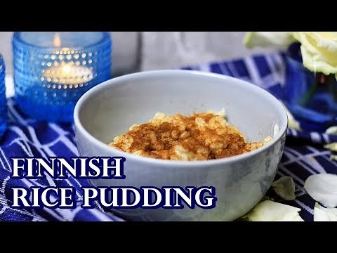 TRADITIONAL FINNISH RICE PUDDING (RIISIPUURO) RECIPE | FINNISCHES MILCHREIS REZEPT