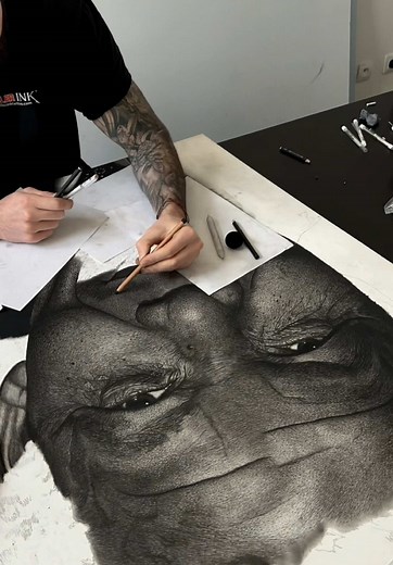 Nelson Mandela Portrait Drawing Tutorial