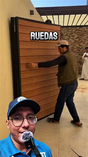 La técnica para construir un portón elegante 👀🤯