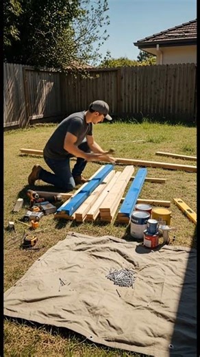 Watch This Timber DIY Build in a Smooth Loop! 🪵