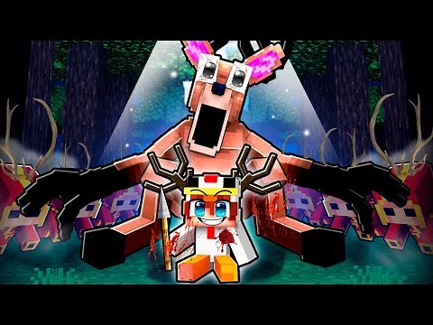 Adopté par le Monstre CERF de 99 NUITS dans la Forêt sur Minecraft !