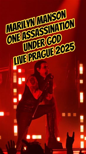 Marilyn Manson - One Assassination Under God- Live Prague 2025
