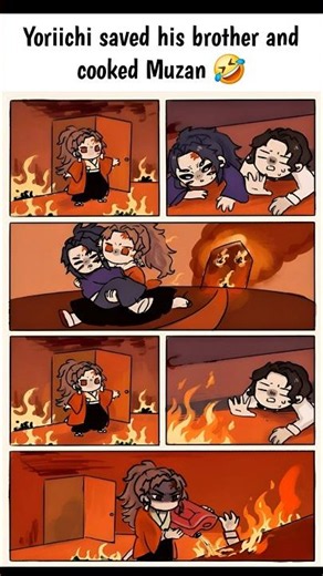 Yoriichi saved his brother and cooked Muzan 🤣