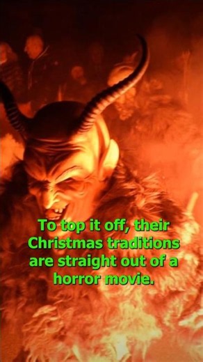 This Austrian Demon Christmas Tradition is Absolutely Insane #krampus #christmas #horror