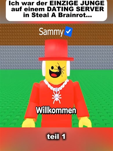 Ich war der EINZIGE JUNGE auf einem DATING SERVER in Steal A Brainrot... teil 1 #BRAINROT #roblox #trend