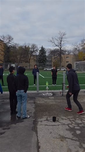 Sjb Winnipeg on Instagram: "In their investigation of fluids and pressure, the Grade 8 class launched rockets using water as the propellant. By increasing the air pressure inside the bottle, they created an unbalanced force that pushed the water downward and the rocket upward. What began as a science lesson quickly turned into a lively game of jackpot. 🎯"