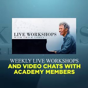 The brand-new Chick Corea Academy is now open! Here's a message from Chick about it: "The CC Academy is not a school or university in the traditional sense. There are no exams and no grades or graduations. The atmosphere is informal, and unlike school and university, there are no tests that require memorization since one of the basic goals of the Academy is to encourage the members to think for themselves and to apply what they learn. I believe there is no limit to how much one can achieve – or 