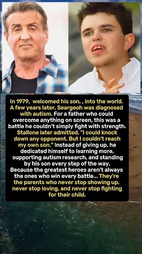 Sylvester Stallone's Hardest Fight Was for His Son
