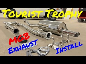 MGB Tourist Trophy exhaust system install