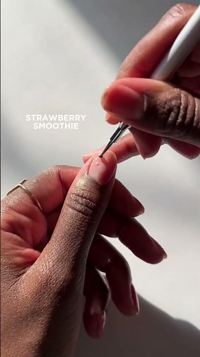 Floral Spring Neutral Nail Art | SHELLAC