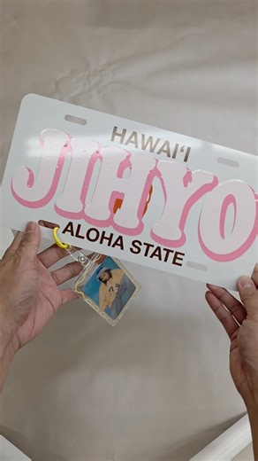 ✨ Here’s a quick peek on how to make these awesome custom license plates! Grab them while they’re in stock! Attach some cute photos, accessories, or keepsakes of your favorite group/bias to add finishing touches!! Whether it’s for decoration, a souvenir, or to bring to concerts, these license plates will be perfect for the occasion 🙏 All credit to our store manager @rainbow_wing808 for sharing his amazing concert experience with us #benfranklincrafts #twice #jihyotwice #diycrafts #kpopstans | H