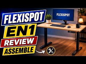 FlexiSpot EN1 One-Piece Standing Desk Review & Assemble | 48 x 24 Inches