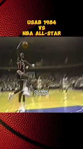 1984 USAB led by Michael Jordan Beats NBA All-Stars | Olympics