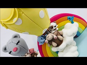 Hot air balloon cake birthday cakes tutorial