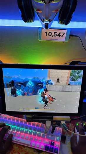 FreeFire Keyboard And Mouse On Mobile TabA9+5g🥵✅#freefire#ffshorts