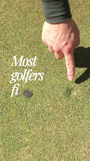Most golfers repair ball marks wrong. Push in. Don’t lift the center. Who taught you? #GolfEtiquette #GolfCulture #FixYourBallMarks #SouthernGolf #RespectTheCourse