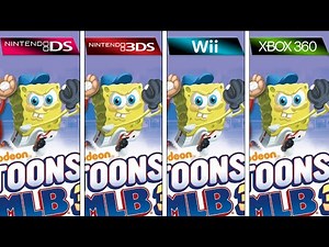 Nicktoons MLB (2011) DS vs 3DS vs Wii vs XBOX 360 (Graphics Comparison)