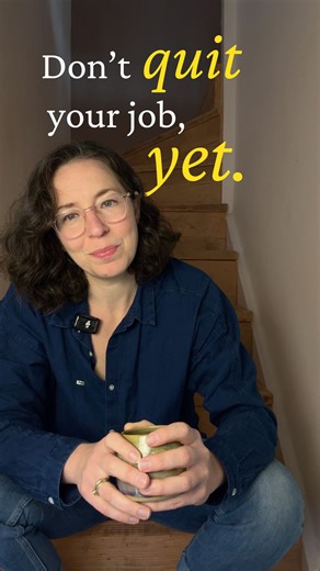 Naama | Life & Career Coach on Instagram: "You don’t need to blow up your life to change it. In fact, burning everything down often makes the next step harder, not easier. Real transitions work best when you feel resourced, not panicked. When you’re not in survival mode. When you have space to think, imagine, and choose intentionally. This is why I’m such a believer in transition strategies, not impulsive leaps. If you’re standing at a crossroads and want a calmer, smarter way forward, comment “