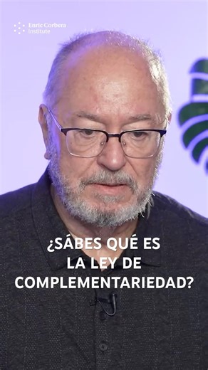 Do you know what the law of complementarity is? #enriccorbera #bioneuroemotion