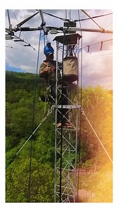 27K views · 705 reactions | The Best Tower Footage on the Planet! ⚠️We risk it all at 200 feet so you can watch from the ground!Insane climbs. Wild weather. Epic views.Follow for more heart-pounding tower action!#HamRadio #TowerClimb #ExtremeJobs #AntennaWork #HighRiskHighReward #TowerLife #HamRadio247 #AdrenalineWork #NextLevelContent #FollowForMore | Ham Radio 24-7 | Facebook