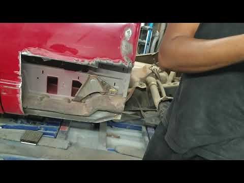 How to Replace a Cab Corner on Extended Cab Chevy Silverado OBS Refresh Part 4