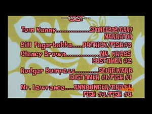 SpongeBob SquarePants credits (2000) (shown on Nickelodeon UK)