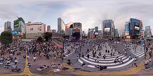 Timelapse of Shibuya Crossing, Tokyo Japan 360º Video | 360Cities