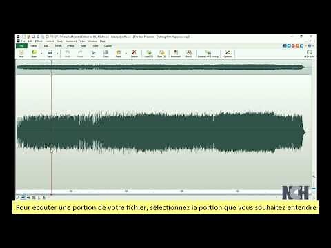 Ouvrir et lire des fichiers audio avec WavePad