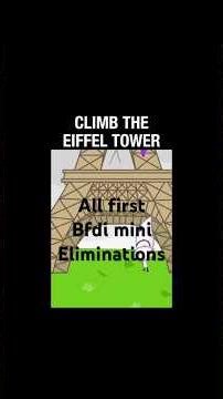 All first eliminations on BFDI mini #bfdi