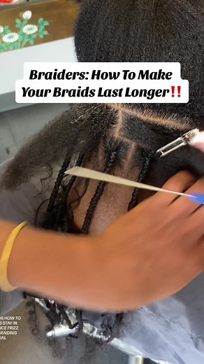 HOW TO BRAIDS HOW TO MAKE BRAIDS STAY IN LONGER REDUCE FRIZZ ON BRAIDS BRAIDING TUTORIAL
