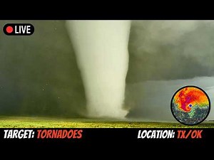 TEXAS PANHANDLE TORNADO THREAT - LIVE STORM CHASER