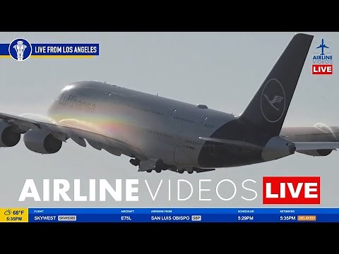 🔴LIVE LAX PLANE SPOTTING: Watch Arrivals and Departures!