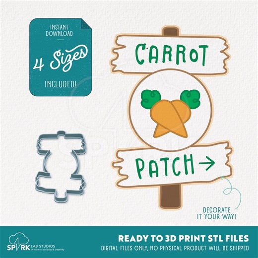 Rustic Sign Post Cookie Cutter STL for 3D printing