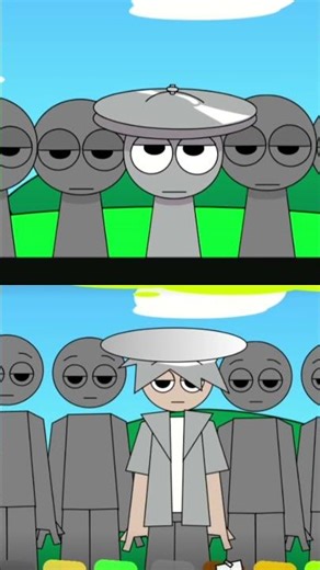 😲 Sprunki Pyramixed – Clukr But Human?! | #Shorts