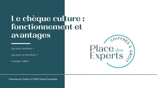 Le Chèque Culture : fonctionnement et avantages | Charles Letiers