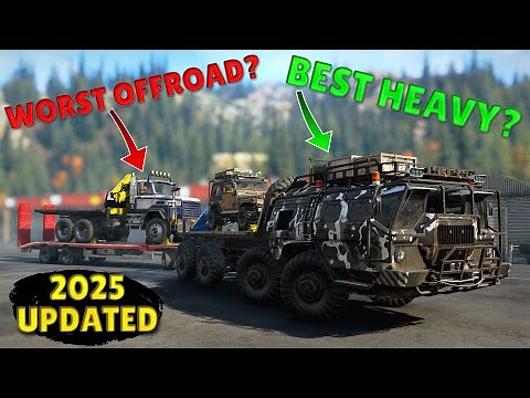 The Best & Worst Truck Of Each Class - 2025 Updated | SnowRunner