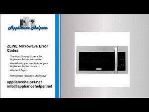 Zline Microwave Errorcodes