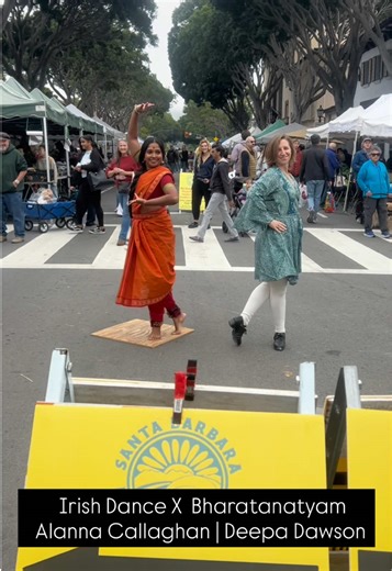 Irish Dance X Bharatanatyam Original Track : Last Night’s Fun by Colm Phelan (feat. Stephen Doherty & Seamie O’Dowd) All rights to the original music belong to the respective artists. Mridangam introduced for this collaboration by @siva_the_1st (Kalakshetra Alumni) 😊 Irish Dance: @callaghan.alanna Bharatanatyam: @deepa_dawson #Cultural exchange #irishdancing#bharatanatyam#newyear