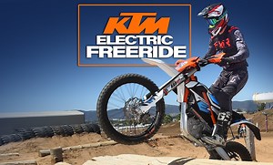 RIDING THE ELECTRIC KTM FREERIDE