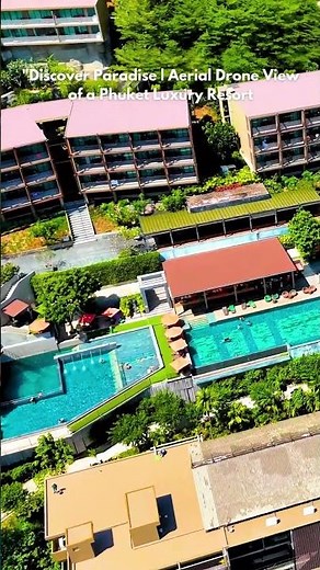Discover Paradise Aerial Drone View of a Phuket Luxury Resort