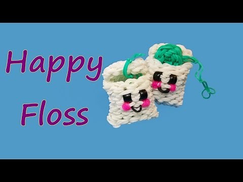 Happy Floss Tutorial by feelinspiffy Rainbow Loom