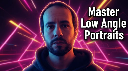 Simple steps to draw faces from low angles