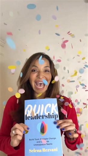 My fourth book ‘Quick Leadership’ launches today!🎉 Thank you to this community for every preorder, kind message, and word of encouragement along the way. You can grab your copy now at the 🔗 in my bio! #leadershipadvice #leadershiptips #authorsoftiktok #booklaunch #corporateleadership | Selena Rezvani