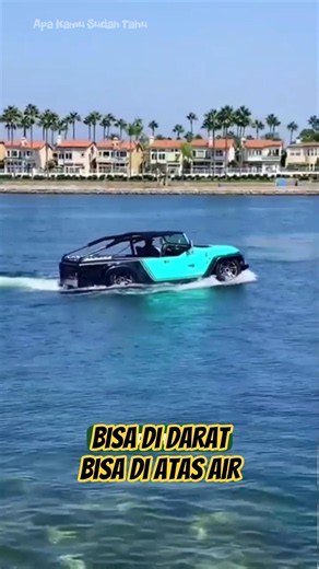 A Car That Can Transform Into a Boat in 15 Seconds! #interestingfacts #automobile