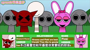 节奏盒子：sprunki角色关系，瑞迪脾气火爆遭人嫌弃！