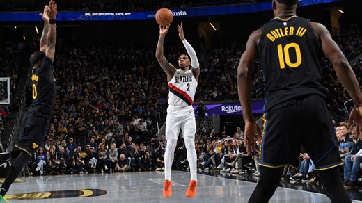 NBA Taiwan | ⛏️ Caleb Love今天扮演板凳暴徒狙擊勇士，決勝第四節獨拿11分，全場飆進6記三分球，進帳26分7籃板5助攻，幫助拓荒者成功逆襲，最終在客場以127比123擊敗勇士。 | Instagram