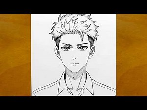 How to Draw an Anime Boy Step by Step | Easy Pencil Sketch