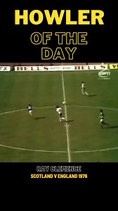 179K views · 1.6K reactions | #OTD 1976 Ray Clemence and his famous howler, as Scotland beat England 2-1 at Hampden Park to win the Home International Championship. Great commentary from David Coleman #scotland #england #Clemence #Dalglish #KennyDalglish | Football in the 70s and 80s | Facebook