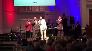 Remember this line-up of The Singing Americans? Here is a special reunion of David Sutton (David-Shay Sutton), Dale Forbes, Buddy Burton, Larry Stewart, pianist Joe Lane, and bass player Taylor Barnes. | Singing News